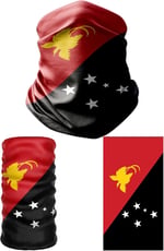 e taktik Multifunctional Flag of Papua New Guinea Seamless UV+Face Mask Headband Bandana Do Rag Hairband