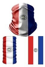 e taktik Multifunctional Flag of Paraguay Seamless UV+Face Mask Headband Bandana Do Rag Hairband