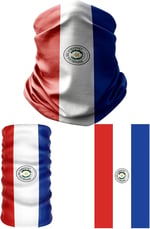 e taktik Multifunctional Flag of Paraguay Seamless UV+Face Mask Headband Bandana Do Rag Hairband