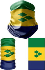 e taktik Multifunctional Flag of Saint Vincent and the Grenadines Seamless UV+ Bandana Do Rag Hairband