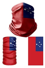 e taktik Multifunctional Flag of Samoa Seamless UV+Face Mask Headband Bandana Do Rag Hairband