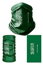 e taktik Multifunctional Flag of Saudi Arabia Seamless UV+Face Mask Headband Bandana Do Rag Hairband