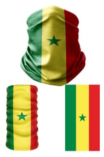 e taktik Multifunctional Flag of Senegal Seamless UV+Face Mask Headband Bandana Do Rag Hairband