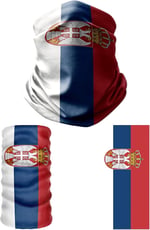 e taktik Multifunctional Flag of Serbia Seamless UV+Face Mask Headband Bandana Do Rag Hairband