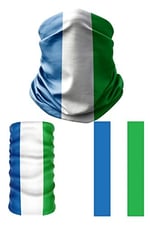 e taktik Multifunctional Flag of Sierra Leone Seamless UV+Face Mask Headband Bandana Do Rag Hairband