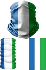 e taktik Multifunctional Flag of Sierra Leone Seamless UV+Face Mask Headband Bandana Do Rag Hairband