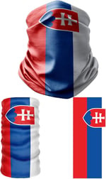 e taktik Multifunctional Flag of Slovakia Seamless UV+Face Mask Headband Bandana Do Rag Hairband
