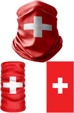 e taktik Multifunctional Flag of Switzerland Seamless UV+Face Mask Headband Bandana Do Rag Hairband