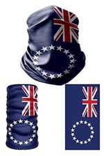 e taktik Multifunctional Flag of the Cook Islands Seamless UV+Face Mask Headband Bandana Do Rag Hairband