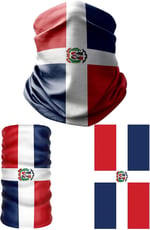 e taktik Multifunctional Flag of the Dominican Republic Seamless UV+ Headband Bandana Do Rag Hairband