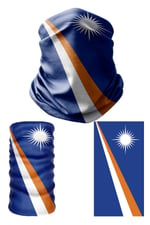 e taktik Multifunctional Flag of the Marshall Island Seamless UV+Face Mask Headband Bandana Do Rag Hairband