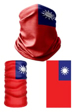 e taktik Multifunctional Flag of the Republic of China Seamless UV+ Headband Bandana Do Rag Hairband