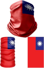 e taktik Multifunctional Flag of the Republic of China Seamless UV+ Headband Bandana Do Rag Hairband