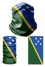 e taktik Multifunctional Flag of the Solomon Islands Seamless UV+Face Mask Headband Bandana Do Rag Hairband