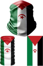 e taktik Multifunctional Flag of the Sahrawi Arab Democratic Republic Seamless UV+Bandana Do Rag Hairband