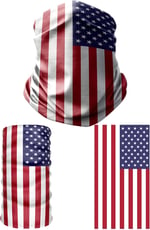 e taktik Multifunctional Flag of the United States Seamless UV+Face Mask Headband Bandana Do Rag Hairband