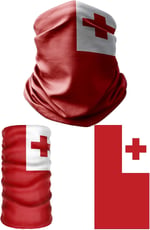 e taktik Multifunctional Flag of Tonga Seamless UV+Face Mask Headband Bandana Do Rag Hairband