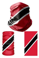 e taktik Multifunctional Flag of Trinidad and Tobago Seamless UV+Face Mask Headband Bandana Do Rag Hairband