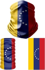 e taktik Multifunctional Flag of Venezuela Seamless UV+Face Mask Headband Bandana Do Rag Hairband