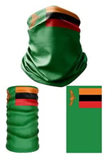 e taktik Multifunctional Flag of Zambia Seamless UV+Face Mask Headband Bandana Do Rag Hairband