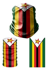 e taktik Multifunctional Flag of Zimbabwe Seamless UV+Face Mask Headband Bandana Do Rag Hairband