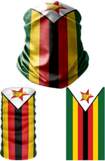 e taktik Multifunctional Flag of Zimbabwe Seamless UV+Face Mask Headband Bandana Do Rag Hairband