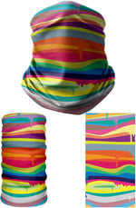 e taktik Multifunctional Flowing Color Paints Seamless Knitting UV+ Neckerwear Face Mask Headband Bandana Do Rag Hairband