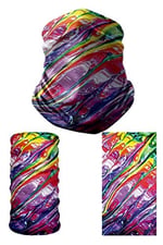e taktik Multifunctional Flowing Paints Seamless Knitting UV+ Neckerwear Face Mask Headband Bandana Do Rag Hairband