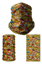 e taktik Multifunctional Fun Graffiti Seamless Knitting UV+ Neckerwear Face Mask Headband Bandana Do Rag Hairband
