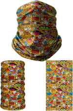 e taktik Multifunctional Fun Graffiti Seamless Knitting UV+ Neckerwear Face Mask Headband Bandana Do Rag Hairband