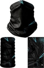 e taktik Multifunctional Geometric Blue - Black Pattern Seamless Knitting UV+ Neckerwear Face Mask Headband Bandana Do Rag Hairband