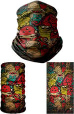 e taktik Multifunctional Monsters World Seamless Knitting UV+ Neckerwear Face Mask Headband Bandana Do Rag Hairband