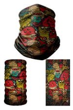 e taktik Multifunctional Monsters World Seamless Knitting UV+ Neckerwear Face Mask Headband Bandana Do Rag Hairband