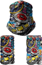 e taktik Multifunctional Nitro Booster Seamless Knitting UV+ Neckerwear Face Mask Headband Bandana Do Rag Hairband