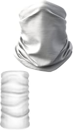 e taktik Multifunctional One Colour White Seamless Knitting UV+ Neckerwear Face Mask Headband Bandana Do Rag Hairband