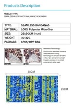 e taktik Multifunctional One Colour Yellow Seamless Knitting UV+ Neckerwear Face Mask Headband Bandana Do Rag Hairband