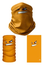 e taktik Multifunctional Orange Ambitious Face Seamless Knitting UV+ Neckerwear Face Mask Headband Bandana Do Rag Hairband