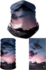 e taktik Multifunctional Pink Evening Sky Seamless Knitting UV+ Neckerwear Face Mask Headband Bandana Do Rag Hairband