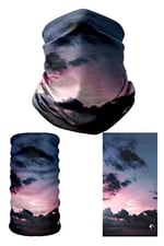 e taktik Multifunctional Pink Evening Sky Seamless Knitting UV+ Neckerwear Face Mask Headband Bandana Do Rag Hairband