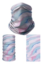 e taktik Multifunctional Pink-Water Green Paints Seamless Knitting UV+ Neckerwear Face Mask Headband Bandana Do Rag Hairband