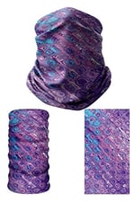 e taktik Multifunctional Purple Drops Seamless Knitting UV+ Neckerwear Face Mask Headband Bandana Do Rag Hairband
