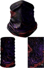 e taktik Multifunctional Purple-Red Marbling Seamless Knitting UV+ Neckerwear Face Mask Headband Bandana Do Rag Hairband