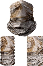 e taktik Multifunctional Silvery Brown Paint Seamless Knitting UV+ Neckerwear Face Mask Headband Bandana Do Rag Hairband