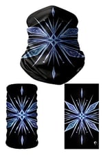 e taktik Multifunctional Snowflake Crystal Seamless Knitting UV+ Neckerwear Face Mask Headband Bandana Do Rag Hairband