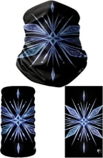 e taktik Multifunctional Snowflake Crystal Seamless Knitting UV+ Neckerwear Face Mask Headband Bandana Do Rag Hairband