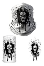 e taktik Multifunctional Stained Skull Seamless Knitting UV+ Neckerwear Face Mask Headband Bandana Do Rag Hairband