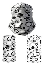 e taktik Multifunctional Stars and Circles Seamless Knitting UV+ Neckerwear Face Mask Headband Bandana Do Rag Hairband