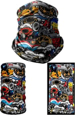 e taktik Multifunctional Turbo Engine Parts Seamless Knitting UV+ Neckerwear Face Mask Headband Bandana Do Rag Hairband