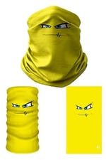 e taktik Multifunctional Yellow Angry Seamless Knitting UV+ Neckerwear Face Mask Headband Bandana Do Rag Hairband