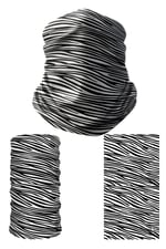 e taktik Multifunctional Zebra Pattern Seamless Knitting UV+ Neckerwear Face Mask Headband Bandana Do Rag Hairband